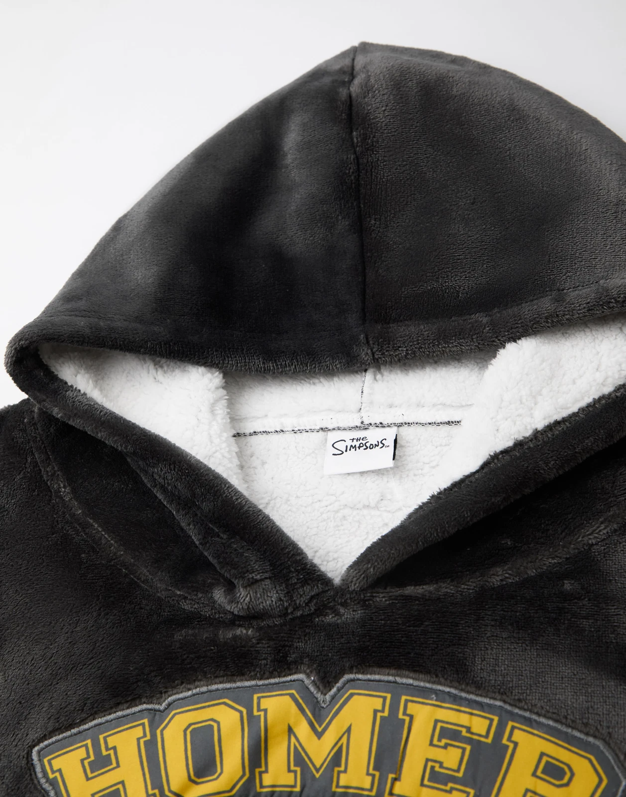 The Simpsons Black Homer Blanket Hoodie Mens