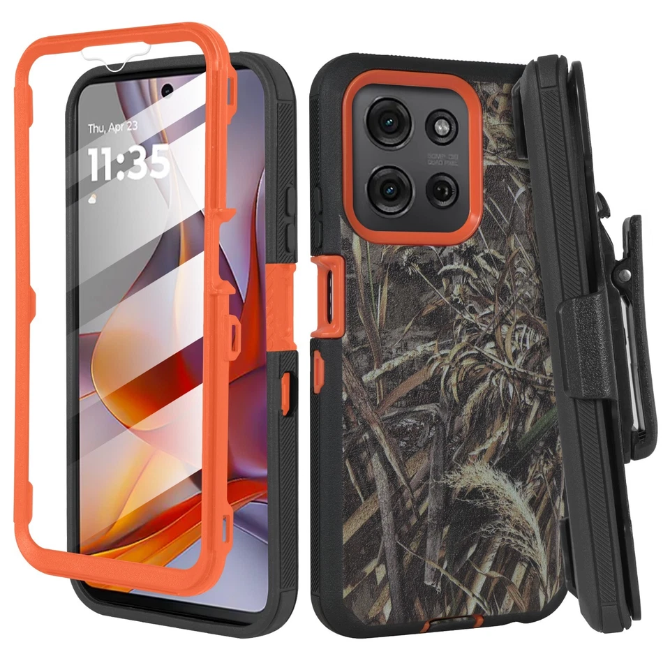 For Motorola G 5G 2025 Holster Belt Clip Series Otterbox Defender Screen Case - Image 2 of 4