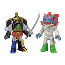 Mighty Morphin Power Rangers Thunder Megazord & Pirantishead Action Figures