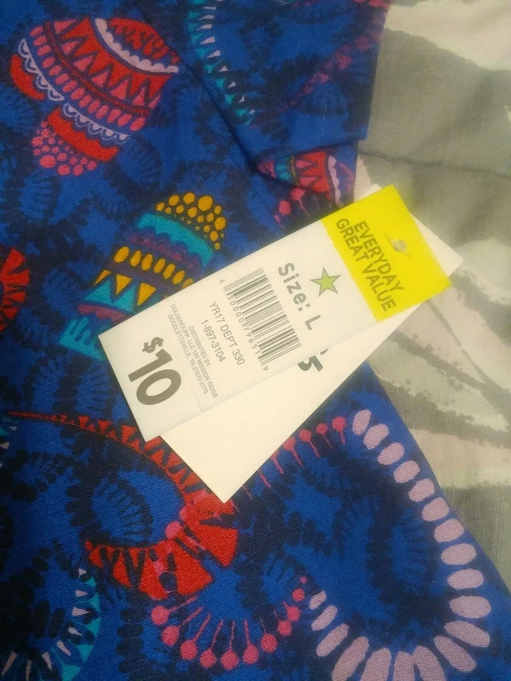 Scrubs Top L Women hearts 3 Packets New Medical Blue Work Blouse Nursling - Image 3 of 4