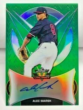Alec Marsh 2019 Leaf Valiant GREEN Prismatic Autograph Auto #'d 55/99 - ROYALS