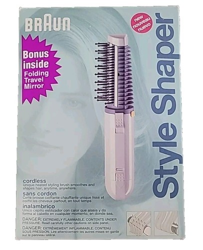 Big Wave Cordless Curling Brush, 2024 Travel Curling Iron Mini