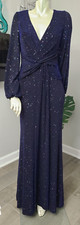 Gala and Special occasion dress for woman Blue/ Size 8 Bg