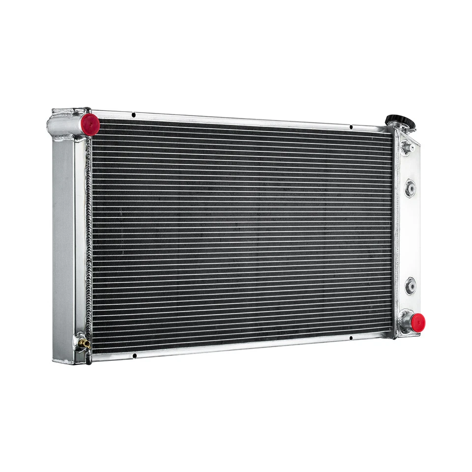 For 1977-1992 1991 Cadillac DeVille Fleetwood Brougham 3-Row Aluminum Radiator Foto 2 de 4