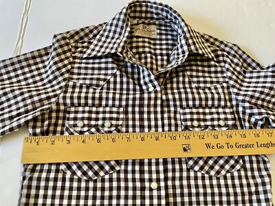 Vintage 80s DEE DEE BRAND Womens sz 7/8 Western Pearl Snap