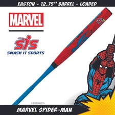 2023 Easton Marvel Spider-Man 12.75" Loaded USSSA Slowpitch Bat ESU3SPDL