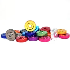 M3 M4 M5 M6 Aluminum Alloy Knurled Thumb Nut Thin Type Alu Hand Grip Knob Nuts