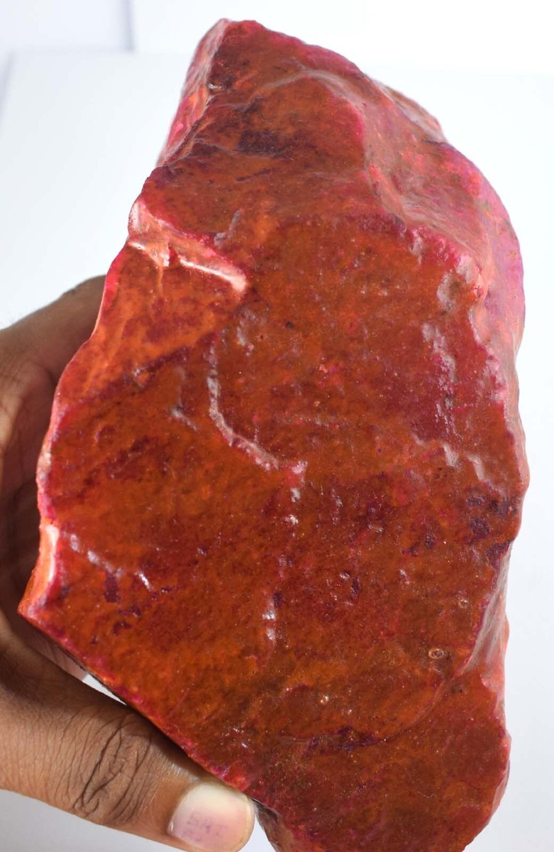 African Red Ruby Gemstone Rough Specimen 7323 Ct Natural IGL