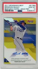 2017 Bowman's Best Gold Refractor Brendan McKay Auto 22/50 - PSA 10