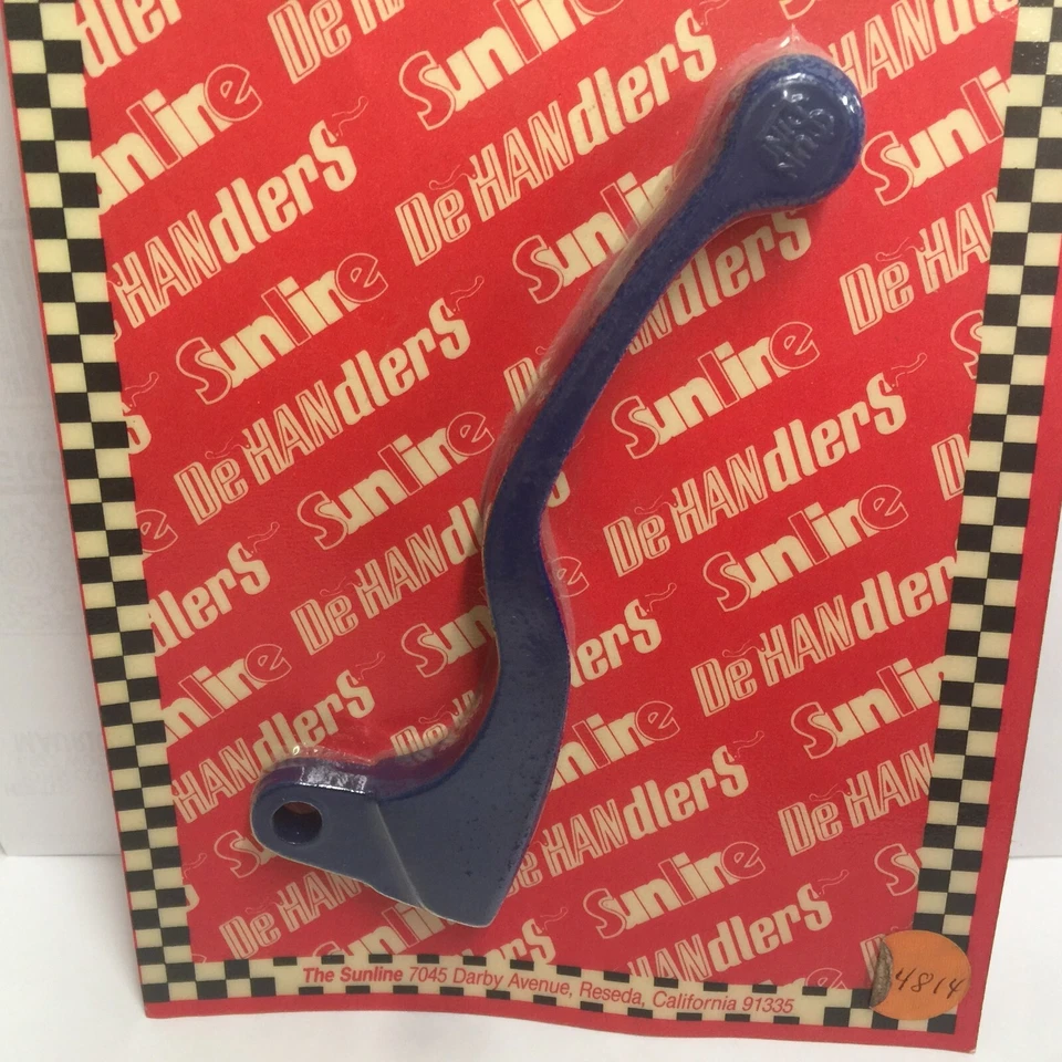 Palanca de embrague DeHandlers azul Kawasaki KX 125 250 500 1980-1986 KDX 200 1980-1992 Foto 3 de 4