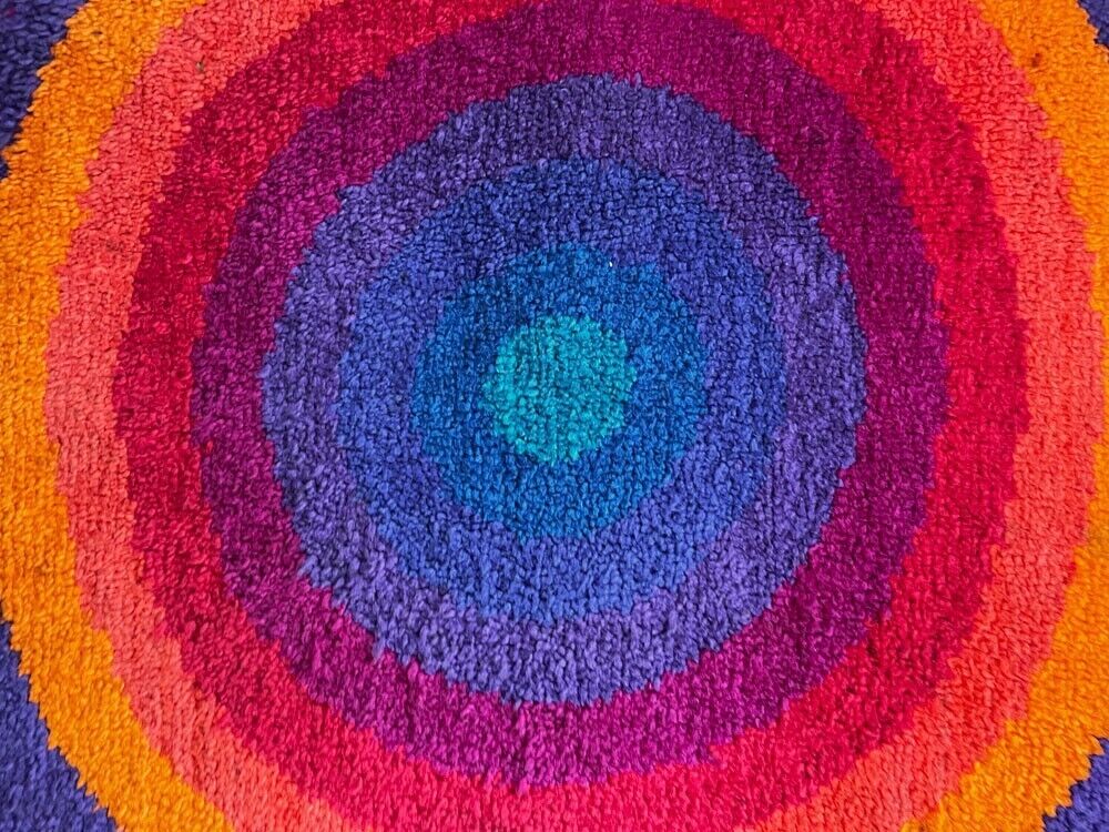 Verner Panton CIRCLE Rug Mat Tapestry Multicolor Mira-X Verner Panton CIRCLE Rug Mat Tapestry Multicolor Mira-X
