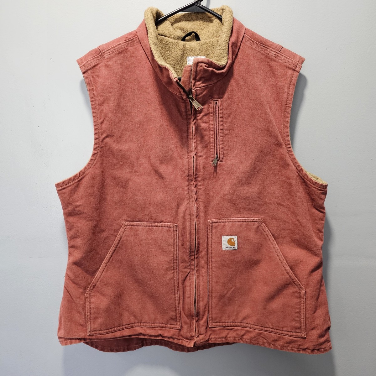 トップス Carhartt WIP LoroPiana Vest XL Carhartt Vest Mens XL Relaxed 0V0001-M Quilted Zip Duck