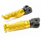Gold R-FIGHT Riser Front Foot Pegs For Kawasaki ZX-6R 636 Ninja 13-5 16 17