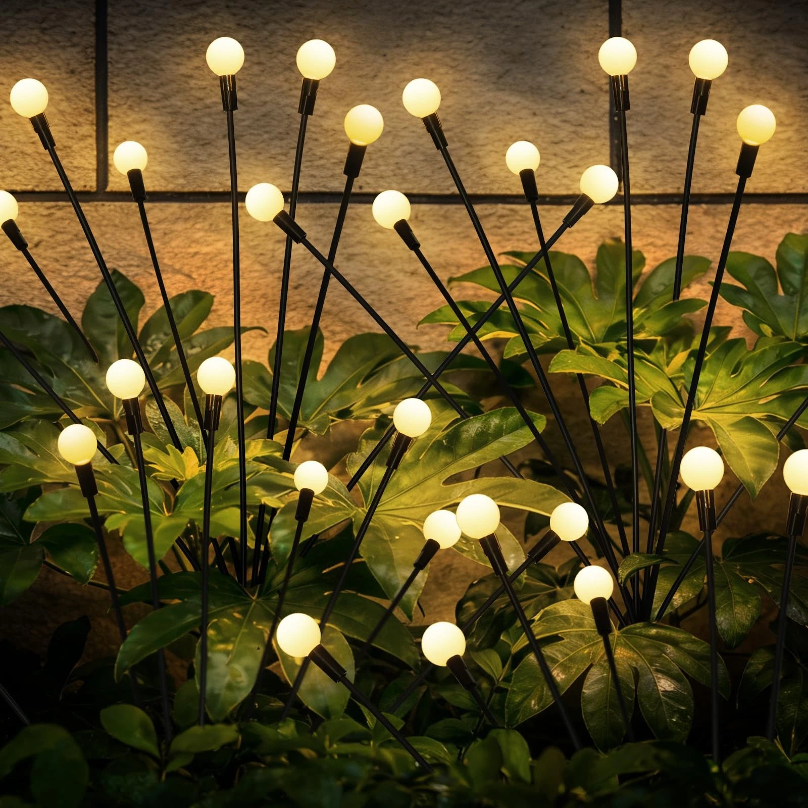 Solar Garden Lights – Swaying LED Solar Lights Outdoor Decorations, Waterproo...