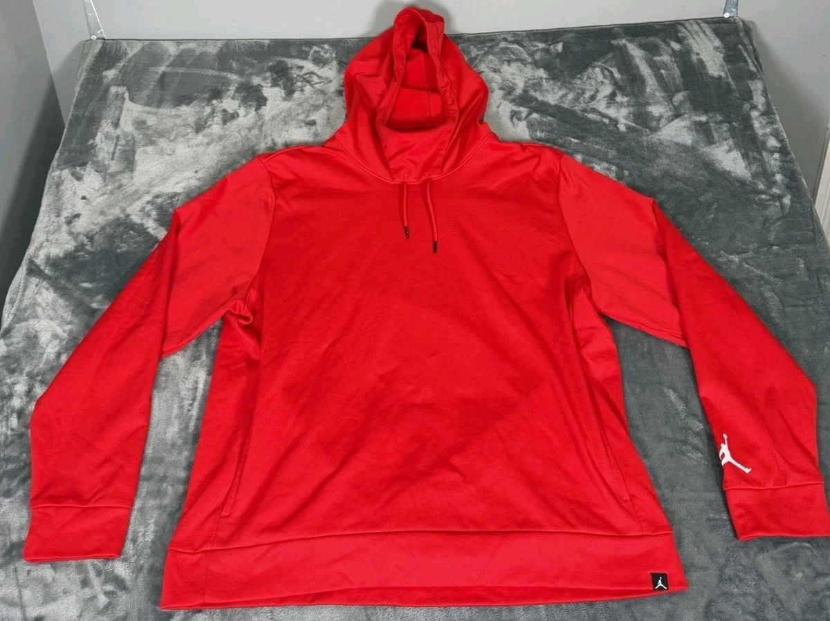 Nike Jordan Hoodie Therma Fit Men’s Size XL Dri-Fit Red