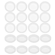 20 Pcs Transparent Silicone Protective Button Caps Switch Covers Waterproof