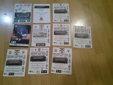 10 lincoln city ladies home and away programmes with free postage