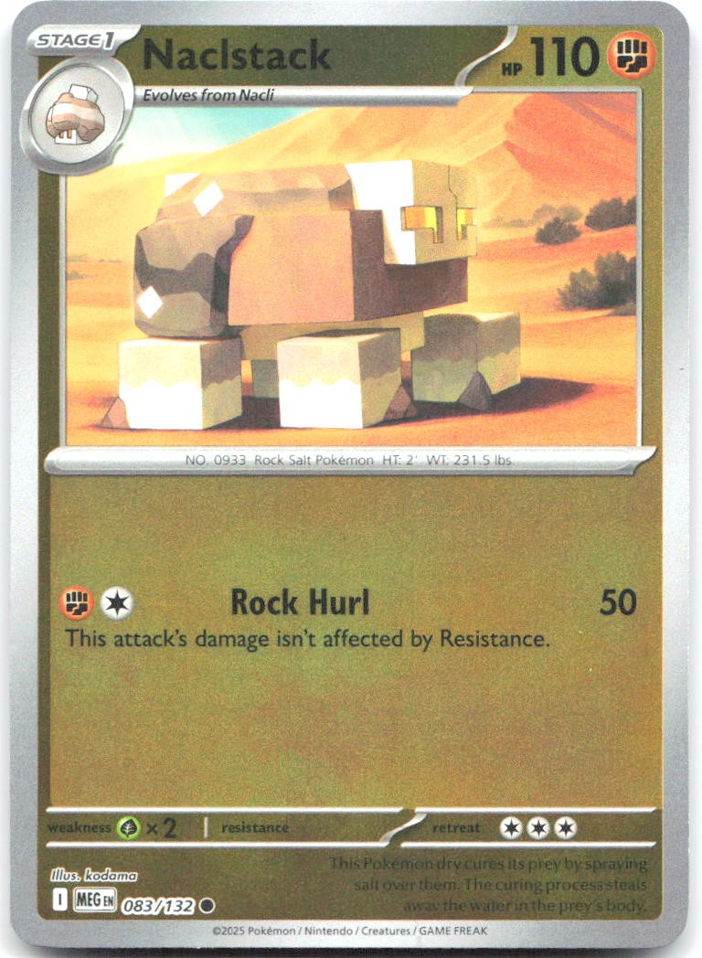 Naclstack Reverse Holo Common ME01: Mega Evolution 083/132 NM