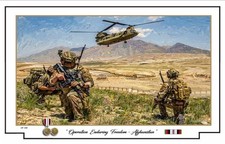 “ Operation Enduring Freedom ” # 2 of 100 - Afghanistan Military Print