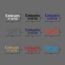 Parche con logotipo Emirates Fly Better transferencia de calor para AC Milan Real Madrid Arsenal
