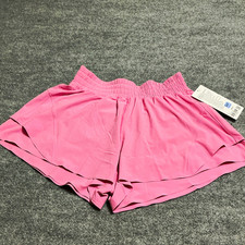 lululemon Shake It Out High-Rise 2.5" Run Short Pink Built-In Brief