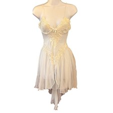 Vintage Escante Babydoll Chemise Coquette Angelcore Bridal lingerie Fairycore