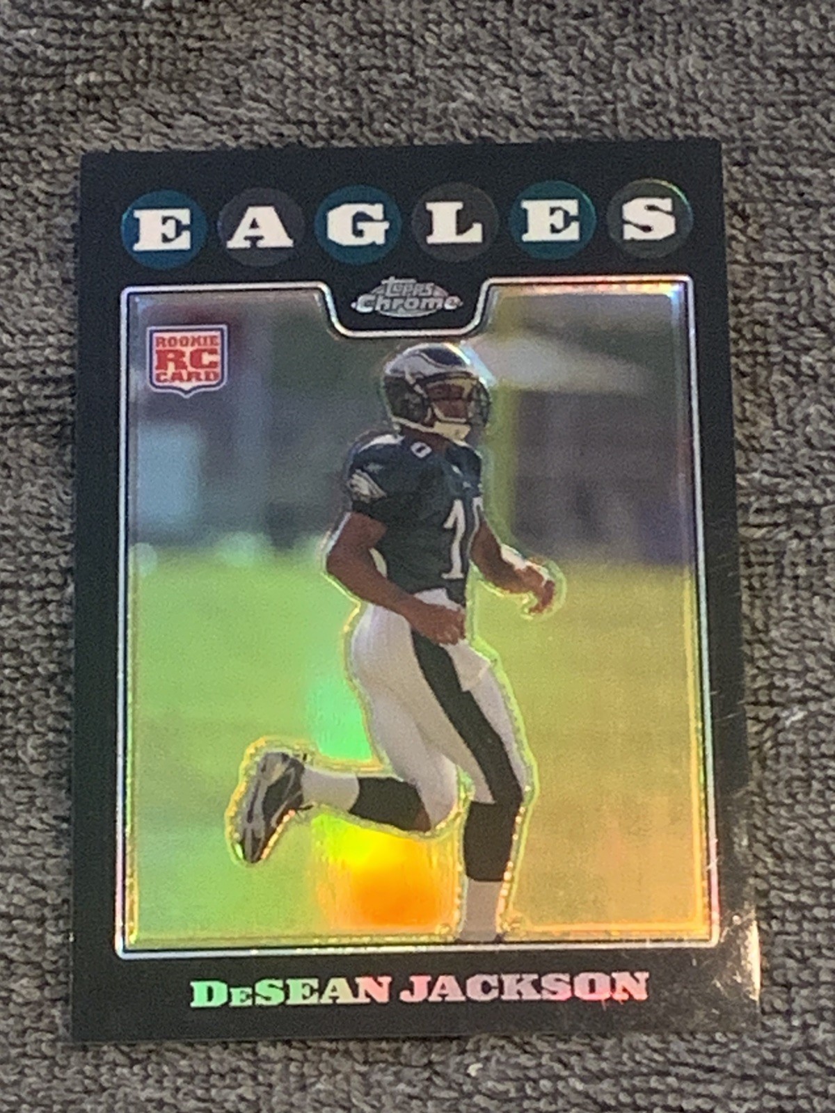 2008 DeSean Jackson Topps Chrome #TC198 Refractor Rookie Card RC
