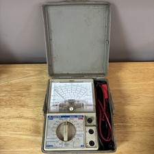 HIOKI Model 3000 Multimeter Analog Tester with Leads and Case