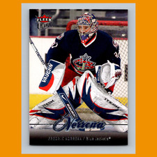 Fredrik Norrena #144 2007 Ultra Columbus Blue Jackets Hockey Card NHL NM
