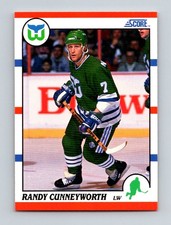 1990-91 Score Randy Cunneyworth Hartford Whalers #276