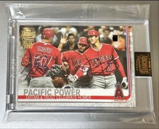 2022 Topps Archives SHOHEI OHTANI / MIKE TROUT Dual on card Auto /5 sealed