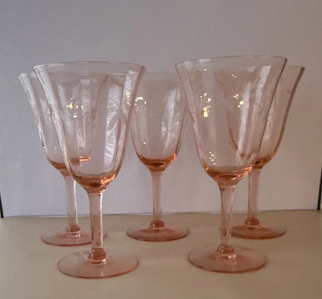 etched depression glass products for sale | eBay
