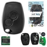 2 Tasten Funk SchlüSsel 434MHZ FüR Dacia Duster I Logan I Sandero I PCF7946 AT
