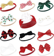 Cotton and Synthetic Headbands, Size 0-24 Months