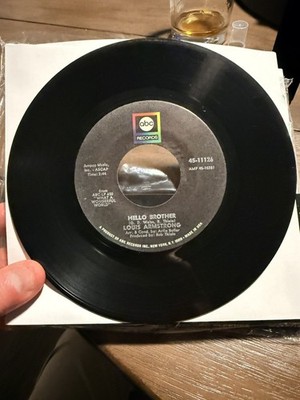 LOUIS ARMSTRONG: hello brother/The Sunshine of Love ABC 7'' Single 45 RPM
