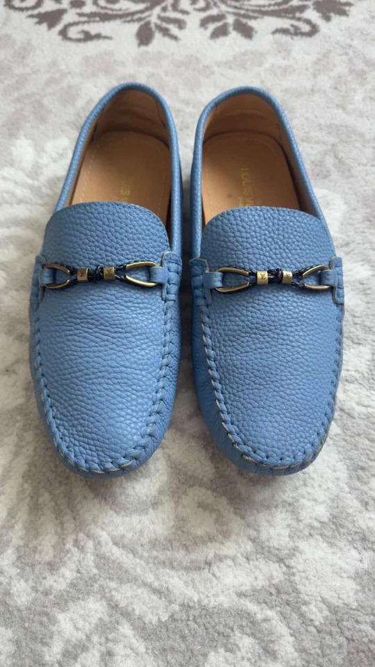 Мужские кожаные мокасины для вождения Louis Vuitton LV Monogram - Изображение 2 из 4