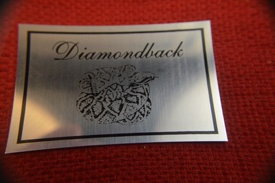 COLT DIAMONDBACK PLAQUE 3'' X 2''