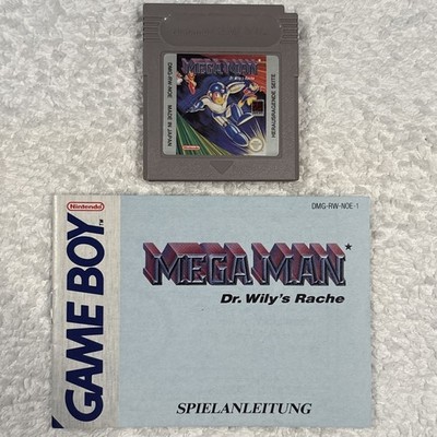 Mega Man 1 Dr. Wily's Rache Game Boy Modul Anleitung Deutsch DMG-RW-NOE Wie Neu