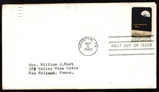 FDC US SN 1371 - 6&cent; Apollo 8 - 5/5/1969 Houston TX