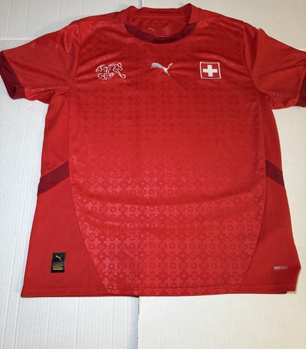 Mens Puma Switzerland  Home National Team Football Soccer Shirt Jersey Sz L