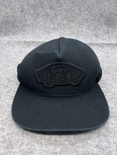 Vans Hat Cap Snap Back Mens One Size Black Co...