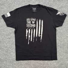 We The People Holsters Mens T-Shirt XL Black Defend The Second Graphic USA Made