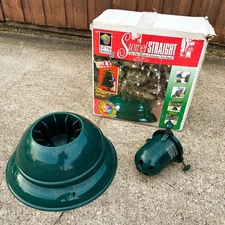 Vtg 90s Swivel Straight XTS3 The One Minute Christmas Tree Stand 10' 100lb w Box