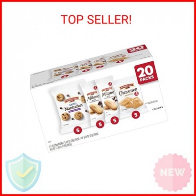 Pepperidge Farm Cookies Variety Pack, Snack Packs, 20 Pk