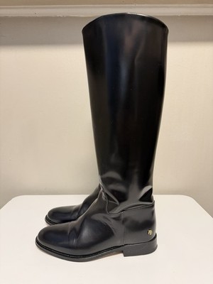 ANINE BING Kari Leather Riding Boots In Black Women s EU 36 US 6