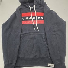 Cookies SF Men s SZ Large Sweatshirt Black Hoodie Logo Long Sleeve Pullover