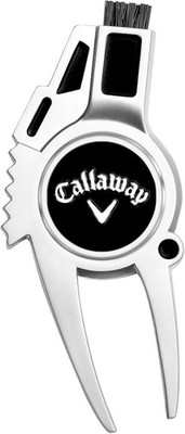 Golf Divot Repair Tool Multi-Function Ball Marker and Club Cleaner
