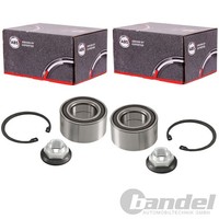 2X A.B.S. Radlager Satz Vorne Beidseitig Passend FüR Ford Fiesta Focus Fusion