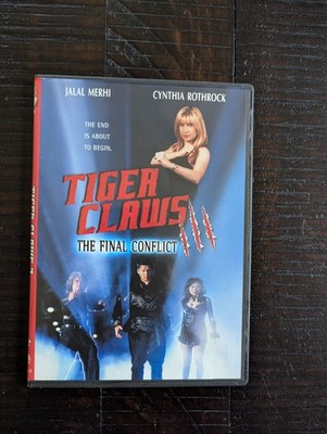 Tiger Claws 3 III the Final Conflict DVD RARE Cynthia Rothrock - Slim Case