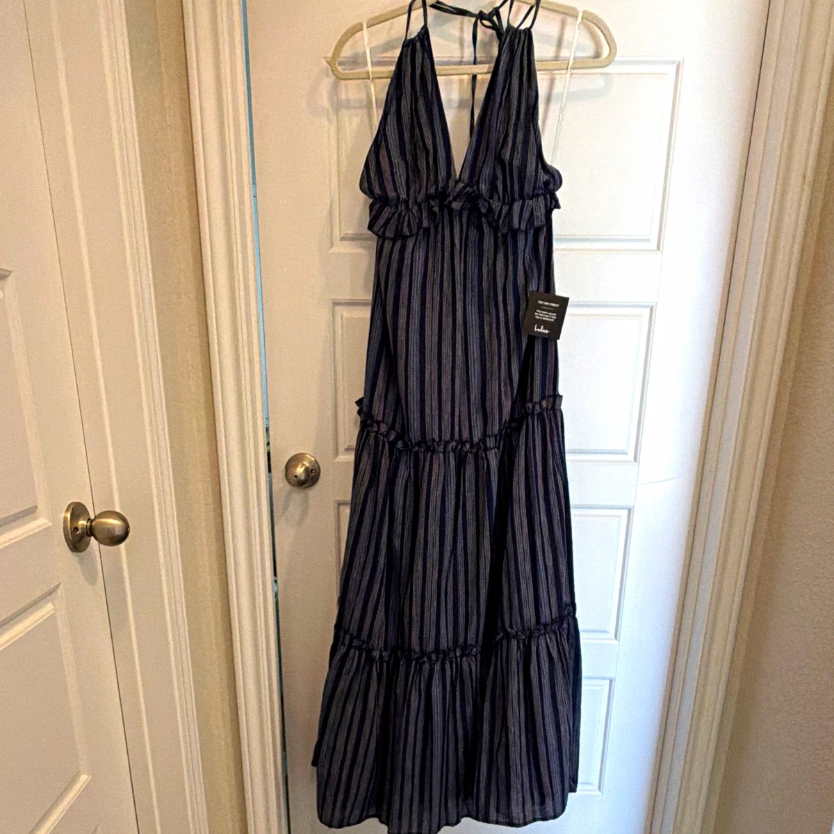 ebay halter dress Gold Dresses for Women for sale Leather dress